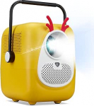 Acer - AOpen QF23s Powered by Acer LCD LED projektor - 1080p Full HD (1920 x 1080 pikslit), 6500 LED luumenit, 1000:1 kontrast, Keystone, 2 x 3 W k&otilde;larid, HDMI (HDCP), WLAN, kollane, kaasaskantav/mobiilne