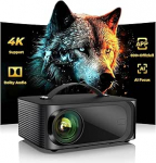 Projektor 4K 【800+ Ametlikud rakendused/Dolby Audio】 1500 ANSI | AI Auto Focus & HDR10 | HDMI eARC & CEC | WiFi 6 Bluetooth 5.4 | ONOAYO Smart Projector 4K kodukino Ideaalne maailmameistriv&otilde;istluste jaoks.
