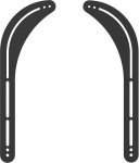 Intecbrackets&reg; - universaalne k&otilde;larite klamber, mis sobib paigaldamiseks 32" - 75" telerite k&uuml;lge