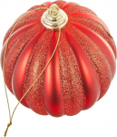 EUROCINSA Ref.28539 Karbis 3 rippuvat palli PVC punane matt ja l&auml;ikiv 12 cm l&auml;bim&otilde;&otilde;t 1 tk 12 cm