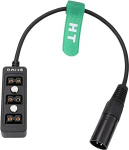 Block Battery 12 V XLR 4 Pin toiteallika jaotur D-tap 3-poolse kolmekordse jaoturi adapteri konverter 12-tolline