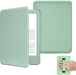 MoKo &uuml;mbris 6-tollisele uuele Kindle'ile (11. p&otilde;lvkonna 2024/2022 v&auml;ljalase), kerge &uuml;mbris randmerihmaga, automaatne &auml;ratamine/une Kindle 11. p&otilde;lvkonna 2024 e-lugerile, Agave roheline