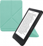 kwmobile &uuml;mbris &uuml;hildub Kobo Clara BW/Clara Colour/Tolino Shine (5) / Shine Colour &uuml;mbris - Kunstnahast &uuml;mbris - eReader kaitsev &uuml;mbris - Cover Mint Green