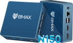 BMAX Office Mini PC W-11 Pro Intel N150 (&uuml;letab N95/N97, kuni 3.6GHz), 12GB LPDDR5 512GB SSD Mini lauaarvuti, mikroarvuti Dual Display HDMI DP 4K@60Hz RJ45 Gigabit Ethernet/Dual Band WiFi