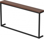CZAOERXB Console Sofa Tables Behind Coffee Table, Narrow Console Table, Narrow Console Table, Iron Sofa Side Table, Black Wall Side Table, HTable for Living Room,