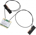 WiFi 7 Wireless Card, Dual Band 802.11ax Micro PCI-E WiFi Card v&otilde;rguadapter, BT5.4 2.4GHz 574Mbps 5GHz 2.4Gbps 6GHz 5800Mbps 10/11 PC s&uuml;learvutitele (koos antenniga)