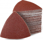 Schleifpapier Haken und Schleife Dreieck Schleifpa 100 St&uuml;ck Dreieck-Schleifpapier mit Klettverschluss, Dreieck-Schleifbl&auml;tter, passend for 3-1/8 Zoll Multifunktionswerkzeug-Schleifpad, K&ouml;rnung 40&ndash;400