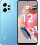 Xiaomi Redmi Note 12 nutitelefon k&otilde;rvaklappidega, 4 + 128 GB, mobiiltelefon ilma lepinguta, 6,67-tolline FHD+ AMOLED DotDisplay, 5000 mAh, 50 MP kaamera, 33 W kiirlaadimine, Dual SIM, J&auml;&auml;sinine (DE)