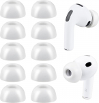 SOULWIT M&auml;luvaht k&otilde;rvaklapid AirPods Pro 3 (3. p&otilde;lvkond 2025), Pro3 asendusk&otilde;rvaklappide tarvikud (valge/M)