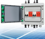 &Uuml;lelaine kaitse PV DC 32A 1000V piksekaitse kaitsel&uuml;liti IP65 veekindel 2 rida 8 moodulit P&auml;ikesepaneelide &uuml;henduskarp