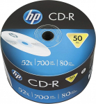 HP CD-R 700MB (80min) 52x 50-spindl lahtiselt
