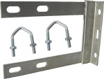 TV-antenni seinakinnitus Galvaniseeritud 9" x 6" koos 2 x V-kruviga