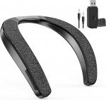 Bluetooth-k&otilde;lar, Smaloyd kaasaskantav traadita kaelariba kodutelevisiooni k&otilde;larite teater Stereo Surroud Sound mikrofoniga traadita v&auml;lisspordi jaoks (must + vastuv&otilde;tja)