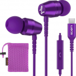 LUDOS OMNITONE USB C k&otilde;rvaklapid, 5-aastane garantii iPhone 17 16 15 Pro Max Plus Air Samsung Galaxy S24 S23 Ultra S22 S21 FE S20 A53 A54, USB Type C k&otilde;rvaklapid mikrofoniga In-Ear koos kaabliga iPadile