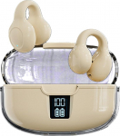 Klambriga k&otilde;rvaklapid, J300 avatud k&otilde;rvaklambriga k&otilde;rvaklapid, juhtmevabad, Bluetooth 5.3, veekindlad, higikindlad spordik&otilde;rvaklapid LED-toiteindikaatori ja laadimiskohvriga, mugavalt sobivad