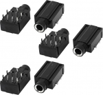 Sourcingmap&reg; 6,35 mm Stereo Jack pistikupesa PCB paneelile paigaldatav adapter 9P (6 kaupa)