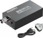 SDI to HDMI Converter, 1080P HD-SDI/3G-SDI/SD-SDI/SD-SDI to HDMI Video Audio Converter, BNC to HDMI adapter SDI kaamera monitori projektorile