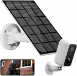 revolt Outdoor Camera with Solar Panel, WiFi, App, Battery, Full HD, IP65