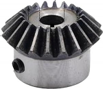 Kegelradgetriebe, 3Mod 30T Blende 20/22/25/28/30/32/35/40/45/48/50 Mm 90 Grad Kohlenstoffstahl Geh&auml;rteter Zahn 1 Zu 1 CNC-Maschine