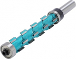 &Uuml;ldine B&uuml;ndigfr&auml;ser, 12 mm Schaft Hartmetall Doppellager 85mm Schnittl&auml;nge 19 mm Durchmesser Mit 12 Nuten F&uuml;r Holzbearbeitungsprojekte