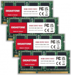 [DDR3 RAM] Gigastone s&uuml;learvuti RAM 32GB (4x8GB) DDR3 RAM 32GB DDR3-1600MHz PC3-12800 CL11 1.35V SODIMM 204 Pin/Pin puhverdamata mitte-ECC arvutim&auml;lu RAM (ainult s&uuml;learvuti / s&uuml;learvuti)