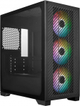 Cooler Master Elite 301 Micro-ATX High Airflow Minimalist PC korpus, 365mm GPU Max, &uuml;hilduv RTX 5080|RX 7090 XT, 280mm AIO Max, t&uuml;&uuml;p C, karastatud klaas, kolmekordne 120mm aRGB PWM ventilaator