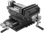 Wakects 5 "Solid Cast Iron Construction Press Cross Slide Holder Mounting Clamp Brass Clamp Professional Precision Vise