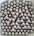 Laagripallid, 8 mm t&auml;ppis t&auml;ispinnalised kuullaagrid roostevabast terasest AISI 316 G100 ventiilidele, mitu t&uuml;kki (10 t&uuml;kki)