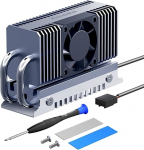 M.2 jahuti, SSD jahuti Pcie NVMe v&otilde;i SATA M2 2280 SSD jahutus koos ventilaatoriga