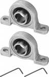hankimise kaart 2tk KP003 Pillow Block laagrid 17mm Bore laagri&uuml;ksused tsingisulamiga &auml;&auml;rik laagri korpus P6 (ABEC3)