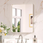 Keonjinn seinapeegel nikkel 40 x 50 cm, Vannitoa peegel metallraamiga, karastatud klaasist ristk&uuml;likukujuline peegel esik, vannituba, elutuba, magamistuba, seinakaunistus