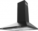 CIARRA Dunstabzugshaube 60cm Umluft Abluft Pyramide Schwarz,CAB6201A