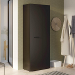 FORTE NET106 kapp 70 180 mitmeotstarbeline kapp, tolmukapp, hoiuruum, p&ouml;&ouml;rduksega kapp, 2 ust riiulitega, must, 27" lai x 71" k&otilde;rge x 14,5" s&uuml;gavus