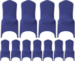WedDecor Spandex toolikatted Stretch kangas eemaldatav pestav Slipcovers pulmade Bankett tseremooniate Hotel S&ouml;&ouml;gituba Party Decoration (lilla) 10 t&uuml;kki