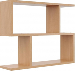 Dekoratiivne seinariiul 2 riiuliga 70 x 55 x 18 cm Skandinaavia moodne disain elutuppa k&ouml;&ouml;ki kontorisse magamistuppa vannituppa rippuv riiul raamaturiiul (p&ouml;&ouml;k)