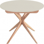 RAGABA Jubi &uuml;mmargune pikendatav s&ouml;&ouml;gilaud 90 cm Pearl White