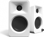 Kanto ORA 100W Powered Bi-amp Reference Reference Desktop Computer k&otilde;larid koos Bluetooth 5.0 & USB-C | 100 Hz Crossover | Reference Quality Sound | Paar | Valge | Paar | Valge