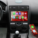 Hikity 2+64G Android Autoradio Ford Mondeo 2004-2006 juhtmevaba Carplay Android autole, 9-tolline puutetundlik raadio Android 15 navigatsioonipildi peegel Link GPS WiFi Bluetooth FM RDS EQ SWC tagurduskaamera