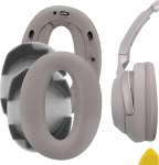 Geekria k&otilde;rvaklappide asendamine Sony WH1000XM2, MDR-1000X k&otilde;rvaklappidele / asendusk&otilde;rvaklapid koos klamberr&otilde;ngaga / k&otilde;rvaklappide remondiosad (Champagne Gold / plastikr&otilde;ngas / h&auml;&auml;lestuspuuvill)