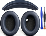SOULWIT k&otilde;rvapadjad + peapael, asenduskomplekt Sony WH-1000XM4 (WH1000XM4) k&otilde;rvaklappide jaoks, k&otilde;rvapadjad ja k&otilde;rvapadjad remondiosa, asenduspeapaelad ja k&otilde;rvapadjad remondiosa