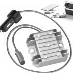 Starlink Mini autoadapter - 12/24V (9-28V) kuni 30V 3.5A DC Step-Up konverter koos sigaretis&uuml;&uuml;taja pistikuga ja 5521 v&auml;ljundiga veekindel toitekaabel Starlink Mini tarvikutele