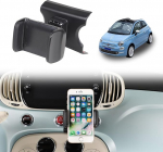 METYOUCAR mobiiltelefoni hoidik Fiat 500 2016-2024 - p&ouml;&ouml;rlev mobiiltelefoni hoidik autole iPhone'ile Android ja universaalsetele nutitelefonidele (Clip/A Style)