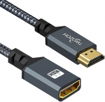 Twozoh HDMI pikenduskaabel 0,5 m, HDMI pesa HDMI pikenduskaabel, HDMI pikendusTV Stick adapteri kaabel PS4, PS3, Xbox, 3D/4K jaoks