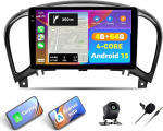 Android 15, 4G + 128G GOHHDL autoraadio Nissan Juke J15 (2010-2019)/YF15 Infiniti ESQ 2011-2017 Carplay Android auto, 9-tolline puute raadio 2Din koos GPS WLAN Bluetooth FM / RDS EQ SWC tagantvaate kaameraga