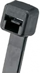 Panduit PLT3S-C0 Pan-Ty lukustussidemed, standard, 11,5" pikkus, ilmastikukindel nailon 6.6, must, 100 tk, pakend 100 tk.
