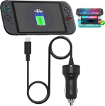 FYOUNG autolaadija, mis &uuml;hildub Nintendo Switch/Switch Lite'iga, kiire autolaadija koos 6,6 jala pikkuse C-t&uuml;&uuml;pi laadimiskaabliga