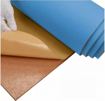 Korktafel-Rolle, Korktafeln f&uuml;r die Wand, 8 mm dick, selbstklebende Korktafel f&uuml;r Zuhause, Schule und Studio, lange Pinnwand aus Filz zum Anzeigen von Foto-, Bild- und Notizzetteln (blau, 1,