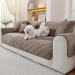 Ystyle flanell diivanikate, libisemisvastane diivanikate, pehme ja mugav diivanikate, sobib 1/2/3/4-kohvli diivanitele ja diivanitele koos Chaise Longue alaga (kohv, 70 x 150 cm)