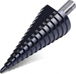 ITEMPESTI M35 Cobalt Step Drill Bit Diameter 4-32mm TiAlN Coated Heavy Duty High Temperature Resistant Suitable for Metal, Stainless Steel, Plastic, Wood