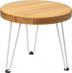 LAMO Manufaktur &Uuml;mmargune puidust kohvilaud, 40 cm, K&otilde;rvallaud, diivanilaud, &ouml;&ouml;kapp, puit, elutoa laud, v&auml;ike, kohvilaud, paksus: 40 mm, V&auml;rv: Paksus 40 mm, V&auml;rv: 40 mm, V&auml;rv: 40 mm, V&auml;rv: V&auml;rv: Rustic, Jalad: Elevandiluu, K&otilde;rgus: 30 cm